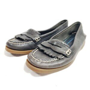 Sperry Top-Sider Boat Shoes Avery Women's Size 6.5  Gray Leather